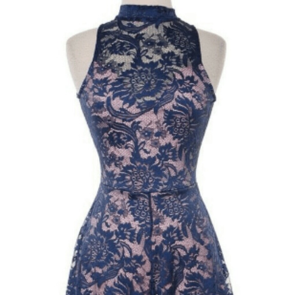 Blue mesh romper - Picture 2 of 2